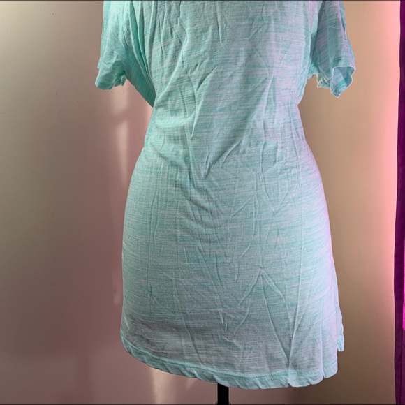 Teal I Ma Belle 2x Blouse Cold Off The Shoulder - Picture 7 of 8